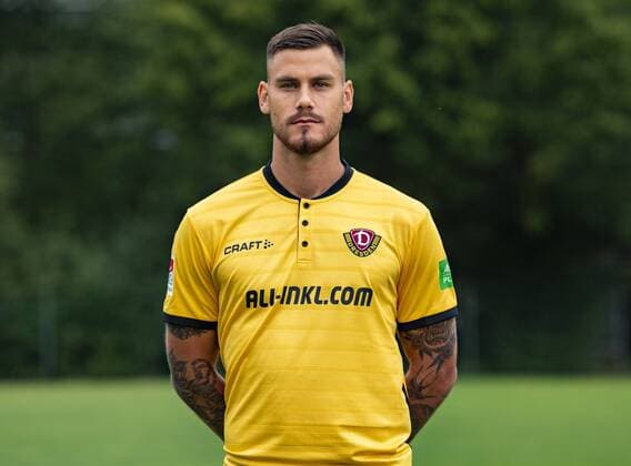 Dario Dumic; SG Dynamo Dresden; 2.BL, Porträttermin, Saison 2018 2019, Freitag (06.07.2018). Dario Dumic.