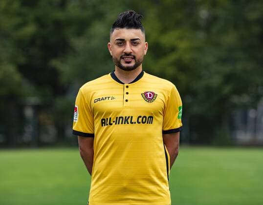 Aias Aosman; SG Dynamo Dresden; 2.BL, Porträttermin, Saison 2018 2019, Freitag (06.07.2018). Aias Aosman.