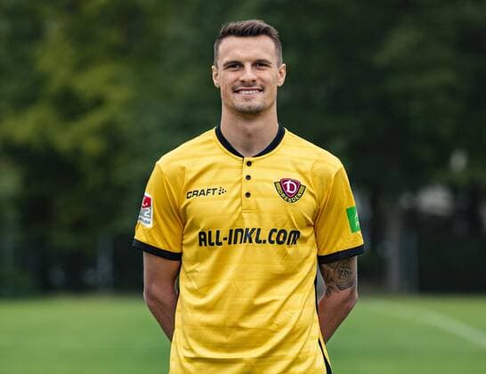 Philip Heise; SG Dynamo Dresden; 2.BL, Porträttermin, Saison 2018 2019, Freitag (06.07.2018). Philip Heise.