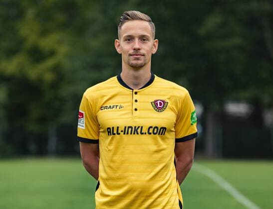 Jannik Müller; SG Dynamo Dresden; 2.BL, Porträttermin, Saison 2018 2019, Freitag (06.07.2018). Jannik Müller.