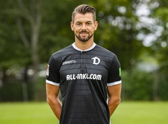 Torwart Patrick Wiegers; SG Dynamo Dresden; 2.BL, Porträttermin, Saison 2018 2019, Freitag (06.07.2018). Torwart Patrick Wiegers.