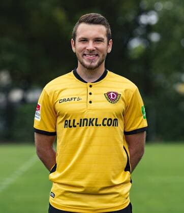 Justin Löwe; SG Dynamo Dresden; 2.BL, Porträttermin, Saison 2018 2019, Freitag (06.07.2018). Justin Löwe.