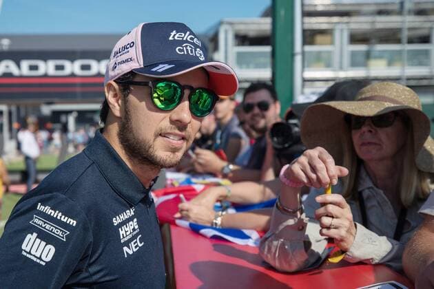 Sergio Perez (Sahara Force India F1 Team) GBR, FIA, Formel 1, Grosser Preis von Grossbritannien Silverstone Copyright: xEIBNER Illmannx EP_EER
