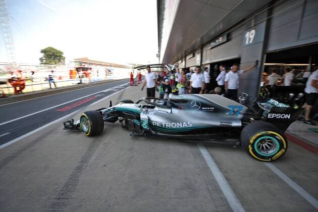 Valtteri Bottas (Mercedes AMG Petronas Formula One Team) GBR, FIA, Formel 1, Grosser Preis von Grossbritannien Silverstone Copyright: xEIBNER Illmannx EP_EER