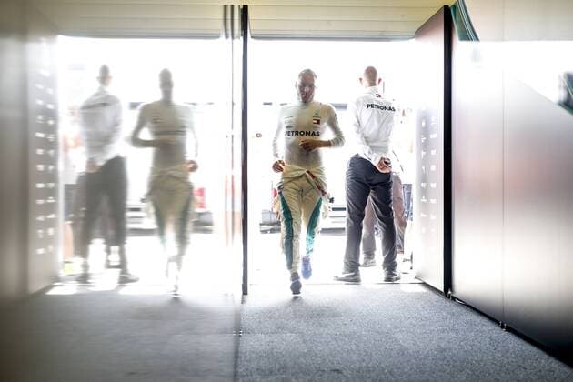 Sport Bilder des Tages Motorsports: FIA Formula One World Championship WM Weltmeisterschaft 2018, Grand Prix of Great Britain, 77 Valtteri Bottas (FIN, Mercedes AMG Petronas Motorsport), Silverstone Great Britain