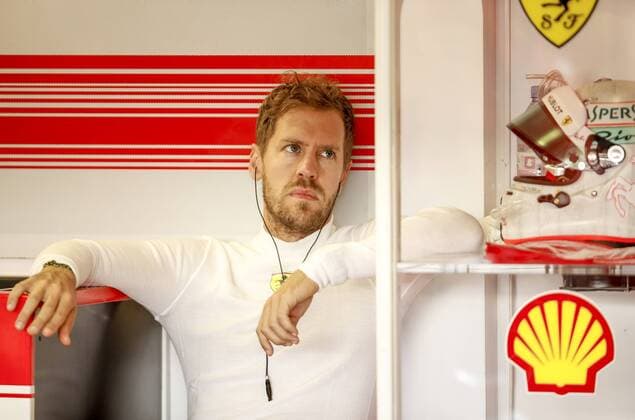 Sport Bilder des Tages Motorsports: FIA Formula One World Championship WM Weltmeisterschaft 2018, Grand Prix of Great Britain, 5 Sebastian Vettel (GER, Scuderia Ferrari), Silverstone Great Britain