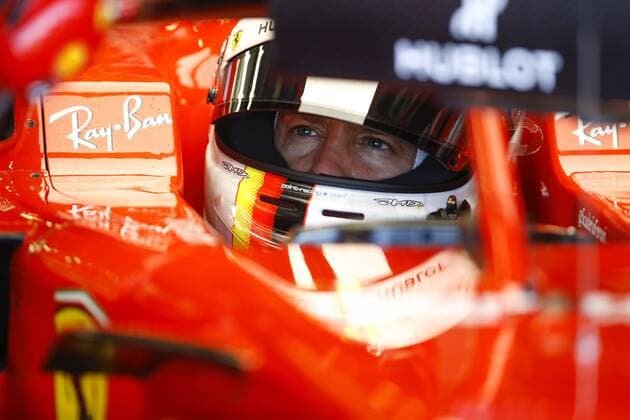 Sport Bilder des Tages Motorsports: FIA Formula One World Championship WM Weltmeisterschaft 2018, Grand Prix of Great Britain, 5 Sebastian Vettel (GER, Scuderia Ferrari), Silverstone Great Britain