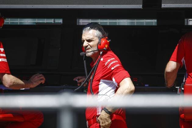 Motorsports: FIA Formula One World Championship WM Weltmeisterschaft 2018, Grand Prix of Great Britain, Maurizio Arrivabene (ITA, Scuderia Ferrari), Silverstone Great Britain