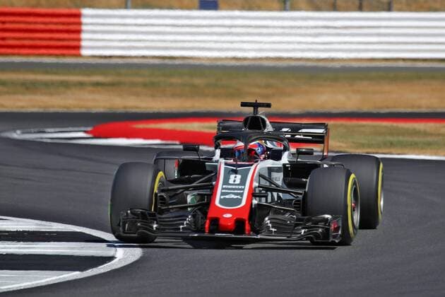 Romain Grosjean (Haas F1 Team) GBR, FIA, Formel 1, Grosser Preis von Grossbritannien Silverstone Copyright: xEIBNER Illmannx EP_EER