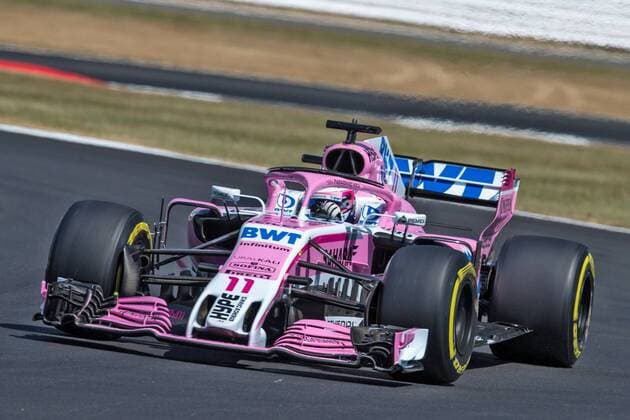 Sergio Perez (Sahara Force India F1 Team) GBR, FIA, Formel 1, Grosser Preis von Grossbritannien Silverstone Copyright: xEIBNER Illmannx EP_EER