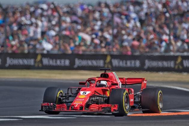 Sebastian Vettel (Scuderia Ferrari) GBR, FIA, Formel 1, Grosser Preis von Grossbritannien Silverstone Copyright: xEIBNER Illmannx EP_EER