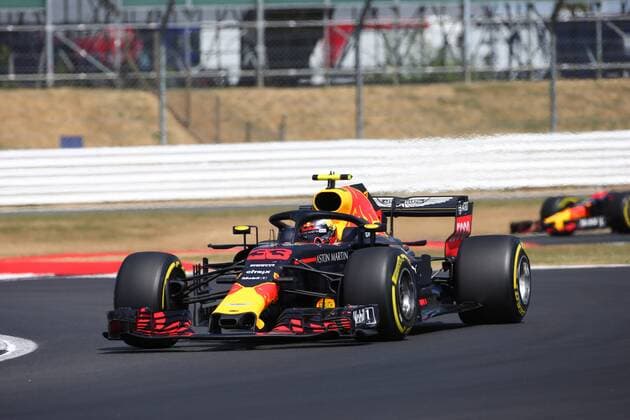 Photo4 LaPresse 07 07 2018 Silverstone, England Grand Prix Formula One England 2018 In the pic: Qualifying, Max Verstappen (NED) Red Bull Racing RB14  Copyright: xPhoto4 LaPressex
