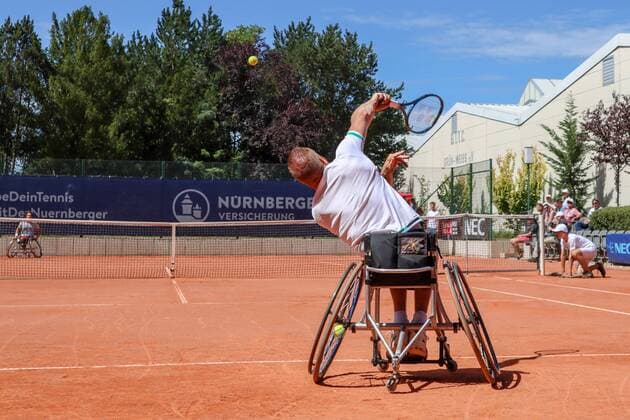 Maikel Scheffers (NED) 1 , 30. German Open Rollstuhltennis 30th German Open Wheelchair Tennis, Berlin, 07.07.2018 7th july 2018,