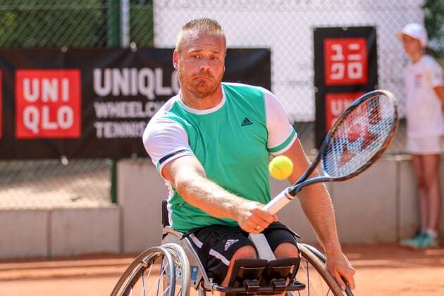 Maikel Scheffers (NED) 1 , 30. German Open Rollstuhltennis 30th German Open Wheelchair Tennis, Berlin, 07.07.2018 7th july 2018,