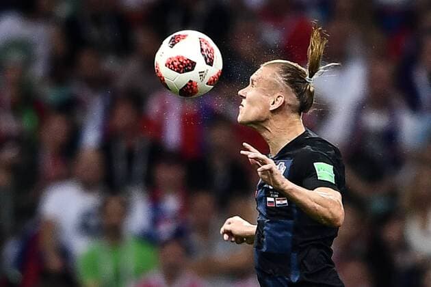 Sport-Bilder des Tages Domagoj Vida of Croatia heads the ball against Russia in their quarterfinal match during the 2018 FIFA World Cup WM Weltmeisterschaft Fussball in Sochi, Russia, 7 July 2018. Russia¡¯s 2018 World Cup is over. The hosts are out. Their campaign ended just as it had climaxed six days earlier, on penalties. But only after 120 minutes of twists and turns ¨C 120 minutes befitting of the tournament¡¯s most unforeseen run. Russia had been ahead, then behind, then, for the second straight elimination match against a favored European side, level and headed to the penalty spot. But this time it fell, by the finest of margins, to Croatia. Ivan Rakitic, for the second time in seven days, stepped up to the penalty spot in the final round of a shootout. And just like he had on Sunday, he sent Croatia through in the World Cup knockout rounds, this time to the semifinals, where England awaits. *** Local Caption *** Croatia ends Russia s World Cup run, squeaks through to semis on penalties  20180708_81314