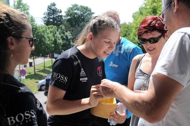 Lena Schmid (TusSies Metzingen) TusSies Metzingen,Handball,Ligaspiel;Vorbereitung,08.07.2018;Foto:TBaur Eibner 2. TusSies Metzingen Sommerfest Metzingen Copyright: xEIBNER TobiasxBaurx EP_TBR