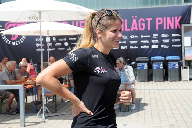 Patricia Kovacs (TusSies Metzingen) TusSies Metzingen,Handball,Ligaspiel;Vorbereitung,08.07.2018;Foto:TBaur Eibner 2. TusSies Metzingen Sommerfest Metzingen Copyright: xEIBNER TobiasxBaurx EP_TBR