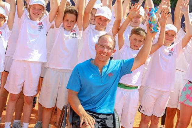 Frederic CATTANEO (FRA) 5 - Sieger Winner, 30. German Open Rollstuhltennis 30th German Open Wheelchair Tennis, Berlin, 08.07.2018 8th july 2018,