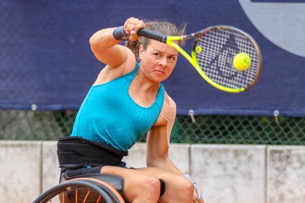 Marjolein BUIS (NED) 1 - Zweiterplatzierte Runners Up, 30. German Open Rollstuhltennis 30th German Open Wheelchair Tennis, Berlin, 08.07.2018 8th july 2018,