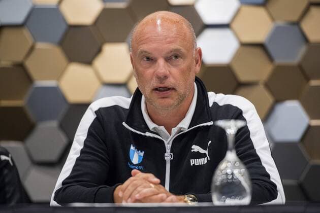 180709 Head coach Uwe Rösler of Malmö FF during a press conference PK Pressekonferenz ahead of the UEFA Champions League qualifying match between FC Drita and Malmö FF on July 9, 2018 in Pristina. Photo: Ludvig Thunman BILDBYRN kod LT 92085 Copyright: LUDVIGxTHUNMAN BB180709LT046