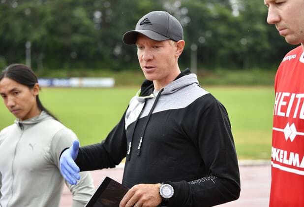 10.07.2018 - Handball - 1. Bundesliga - Saison 2018 2019 - HC Erlangen HCE - Fitness-Test Laktat-Test - - Dr. Andreas Wittke ( Athletik-Trainer HC Erlangen HCE )