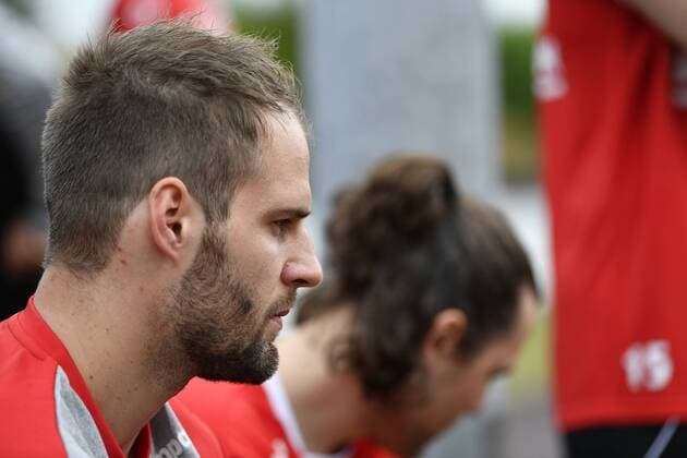 10.07.2018 - Handball - 1. Bundesliga - Saison 2018 2019 - HC Erlangen HCE - Fitness-Test Laktat-Test - - Nico Büdel (20, HC Erlangen )