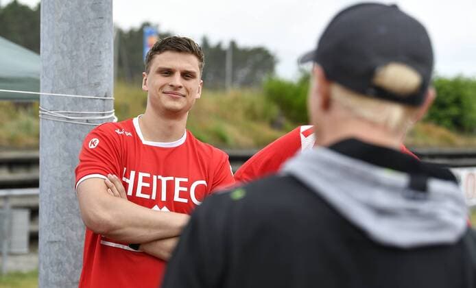10.07.2018 - Handball - 1. Bundesliga - Saison 2018 2019 - HC Erlangen HCE - Fitness-Test Laktat-Test - - Sergej Gorpishin (15, HC Erlangen )
