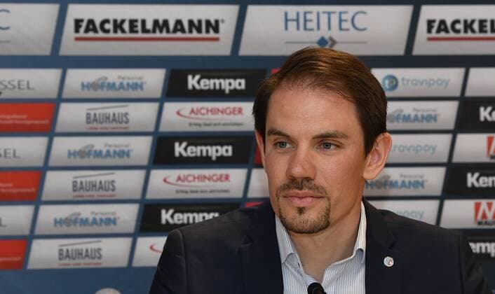 10.07.2018 - Handball - 1. Bundesliga - Saison 2017 2018 - HC Erlangen HCE - Pressekonferenz Pressetermin Medientermin - Vorstellung Ausrüster Kempa - - Rene Selke ( Geschäftsführer HC Erlangen HCE )