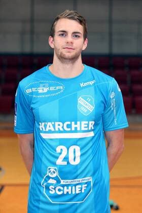 Florian Burmeister ( TVB 1898 Stuttgart ), TVB 1898 Stuttgart, 1 Handball Bundesliga, Portraettermin 2018 2019, TVB 1898 Stuttgart, 1 Handball Bundesliga, Portraettermin 2018 2019 Stuttgart Copyright: xEIBNER HarryxLangerx EP_HLR