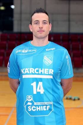 Simon Baumgarten ( TVB 1898 Stuttgart ), TVB 1898 Stuttgart, 1 Handball Bundesliga, Portraettermin 2018 2019, TVB 1898 Stuttgart, 1 Handball Bundesliga, Portraettermin 2018 2019 Stuttgart Copyright: xEIBNER HarryxLangerx EP_HLR