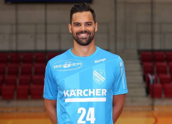 BAU 10.07.2018 Stuttgart Handball TVB 1898 Stuttgart Fototermin, Lukas von Deschwanden