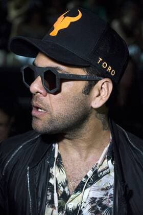 Dani Alves bei der Marcos Luengo Fashion Show auf der Mercedes-Benz Fashion Week Madrid Spring Summer 2019 auf dem Messegelände Ifema. Madrid, 11.07.2018
