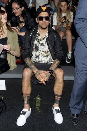 Dani Alves bei der Marcos Luengo Fashion Show auf der Mercedes-Benz Fashion Week Madrid Spring Summer 2019 auf dem Messegelände Ifema. Madrid, 11.07.2018