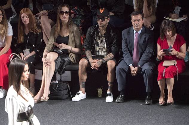 Dani Alves bei der Marcos Luengo Fashion Show auf der Mercedes-Benz Fashion Week Madrid Spring Summer 2019 auf dem Messegelände Ifema. Madrid, 11.07.2018