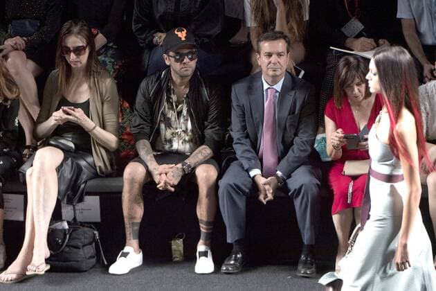 Dani Alves bei der Marcos Luengo Fashion Show auf der Mercedes-Benz Fashion Week Madrid Spring Summer 2019 auf dem Messegelände Ifema. Madrid, 11.07.2018