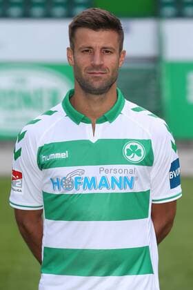 11.07.2018 - SpVgg Spielvereinigung Greuther Fürth Kleeblatt - 2. Fußball Bundesliga BL - Saison 2018 2019 - Fototermin Porträttermin Portraittermin - JüRa - Marco Caligiuri (13, SpVgg Greuther Fürth ) Einzelbild Einzelfoto Portrait Porträt Kopfbild