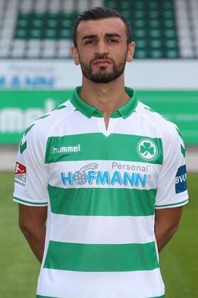 11.07.2018 - SpVgg Spielvereinigung Greuther Fürth Kleeblatt - 2. Fußball Bundesliga BL - Saison 2018 2019 - Fototermin Porträttermin Portraittermin - JüRa - Serdar Dursun (9, SpVgg Greuther Fürth ) Einzelbild Einzelfoto Portrait Porträt Kopfbild