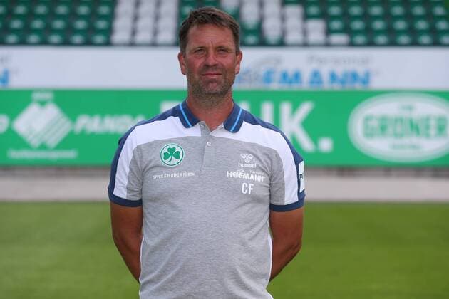 11.07.2018 - SpVgg Spielvereinigung Greuther Fürth Kleeblatt - 2. Fußball Bundesliga BL - Saison 2018 2019 - Fototermin Porträttermin Portraittermin - JüRa - Christian Fiedler (Torwarttrainer SpVgg Greuther Fürth ) Einzelbild Einzelfoto Portrait Porträt Kopfbild