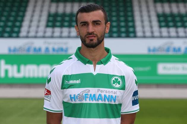 11.07.2018 - SpVgg Spielvereinigung Greuther Fürth Kleeblatt - 2. Fußball Bundesliga BL - Saison 2018 2019 - Fototermin Porträttermin Portraittermin - JüRa - Serdar Dursun (9, SpVgg Greuther Fürth ) Einzelbild Einzelfoto Portrait Porträt Kopfbild