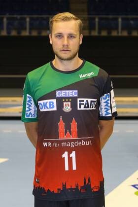 Daniel Pettersson (SC Magdeburg) - 1.BL Handball Bundesliga Saison 2018-2019 offizeller Fototermin Porträttermin 2018 2019 SC Magdeburg in der GETEC Arena in Magdeburg - Einzelbild,Portrait,Deutschland, Handball, Mann, Maenner,11.07.2018