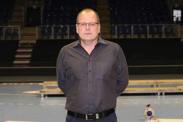 Geschäftsführer Marc Henrik Schmedt (SC Magdeburg) - 1.BL Handball Bundesliga Saison 2018-2019 offizeller Fototermin Porträttermin 2018 2019 SC Magdeburg in der GETEC Arena in Magdeburg - Einzelbild,Portrait,Deutschland, Handball, Mann, Maenner,11.07.2018