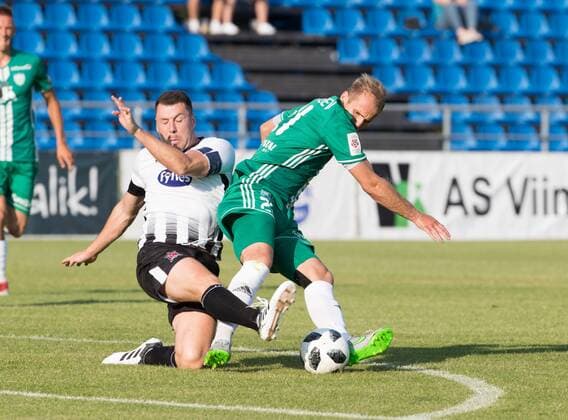 ALLINN, 12.07.2018 FC LEVADIA VS FC DUNDALK, JALGPALL. Football. Europa League Qualifying match Dundalk vs Levadia Tallinn. lt : Foto: LIIS TREIMANN TALLINN HARJUMAA ESTONIA  Copyright: xLIISxTREIMANNx