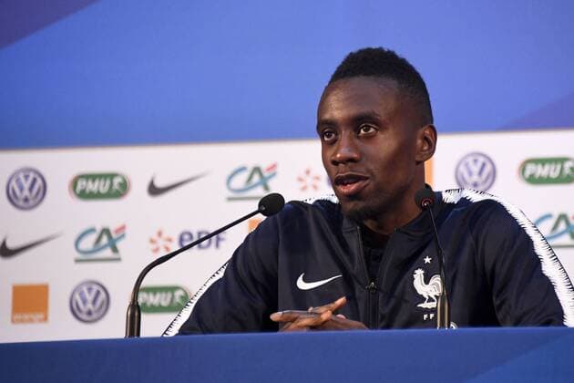 WM 2018, PK Nationalteam Frankreich 14 BLAISE MATUIDI (FRA) FOOTBALL : Coupe du Monde 2018 - Equipe de France - Conference de Presse - 13 07 2018 AnthonyBIBARD FEP Panoramic 