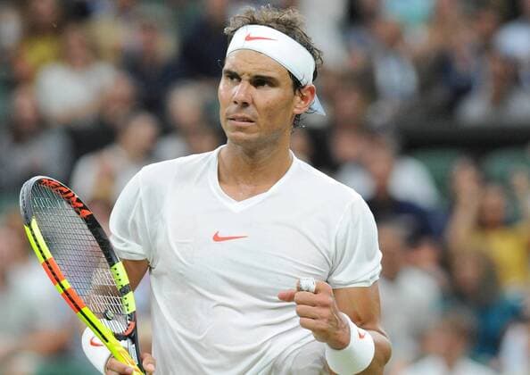 Wimbledon - Rafael Nadal Espagne TENNIS : Wimbledon - 13 07 2018 chryslenecaillaud panoramic 