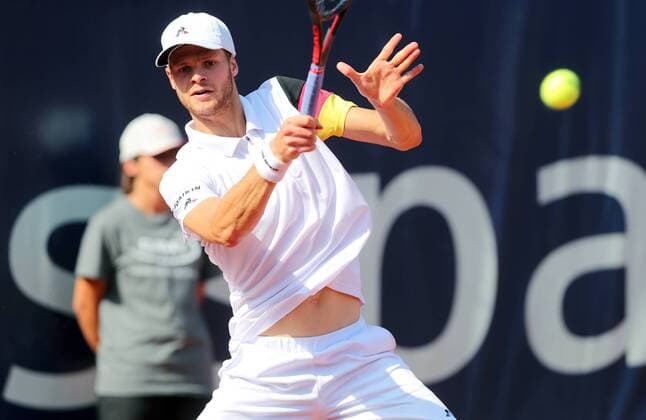 Finale Yannick Hanfmann (GER) Sieger Sparkassen Open 2018