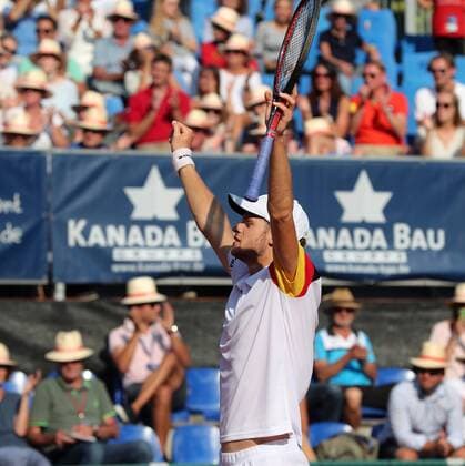 Finale Yannick Hanfmann (GER) Sieger der Sparkassen Open 2018