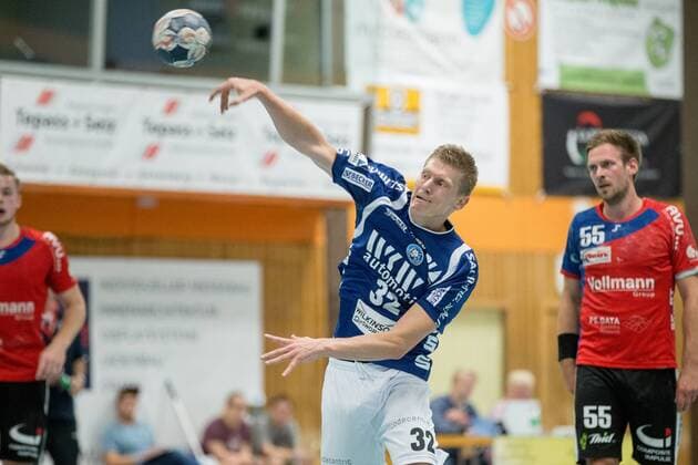 Jeffrey Boomhouwer ( 32, Bergischer HC) beim Wurf HSG Gevelsberg-Silschede vs. Bergischer HC, Handball, Testspiel, 14.07.18 Gevelsberg NRW Deutschland Halle Gevelsberg-West