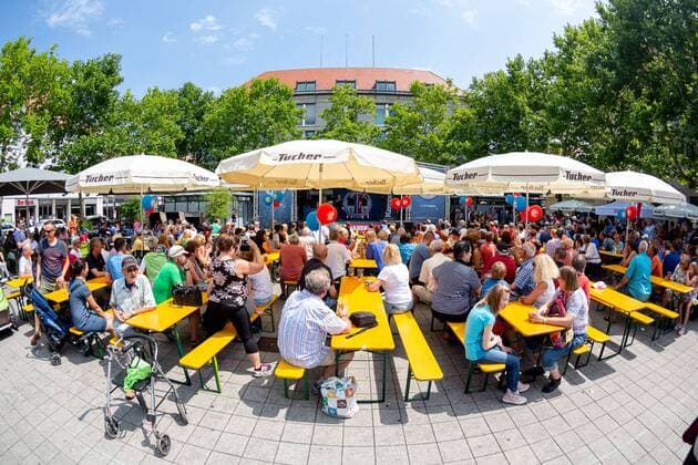 14.07.2018 - Handball -1. Bundesliga - Saison 2018 2019 - HC Erlangen HCE - Saisoneröffnung - Saisoneröffnung am Schlossplatz - ThHa - Impressionen Saisoneröffnung