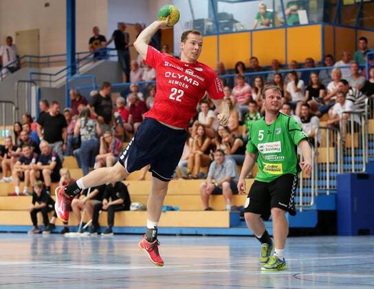BAU 14.07.2018 Ditzingen Handball SG BBM Bietigheim vs. TSF Ditzingen, Jonas Link (BBM)