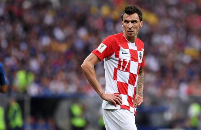 FUSSBALL WM 2018 FINALE ------- Frankreich - Kroatien 15.07.2018 Mario Mandzukic (Kroatien)